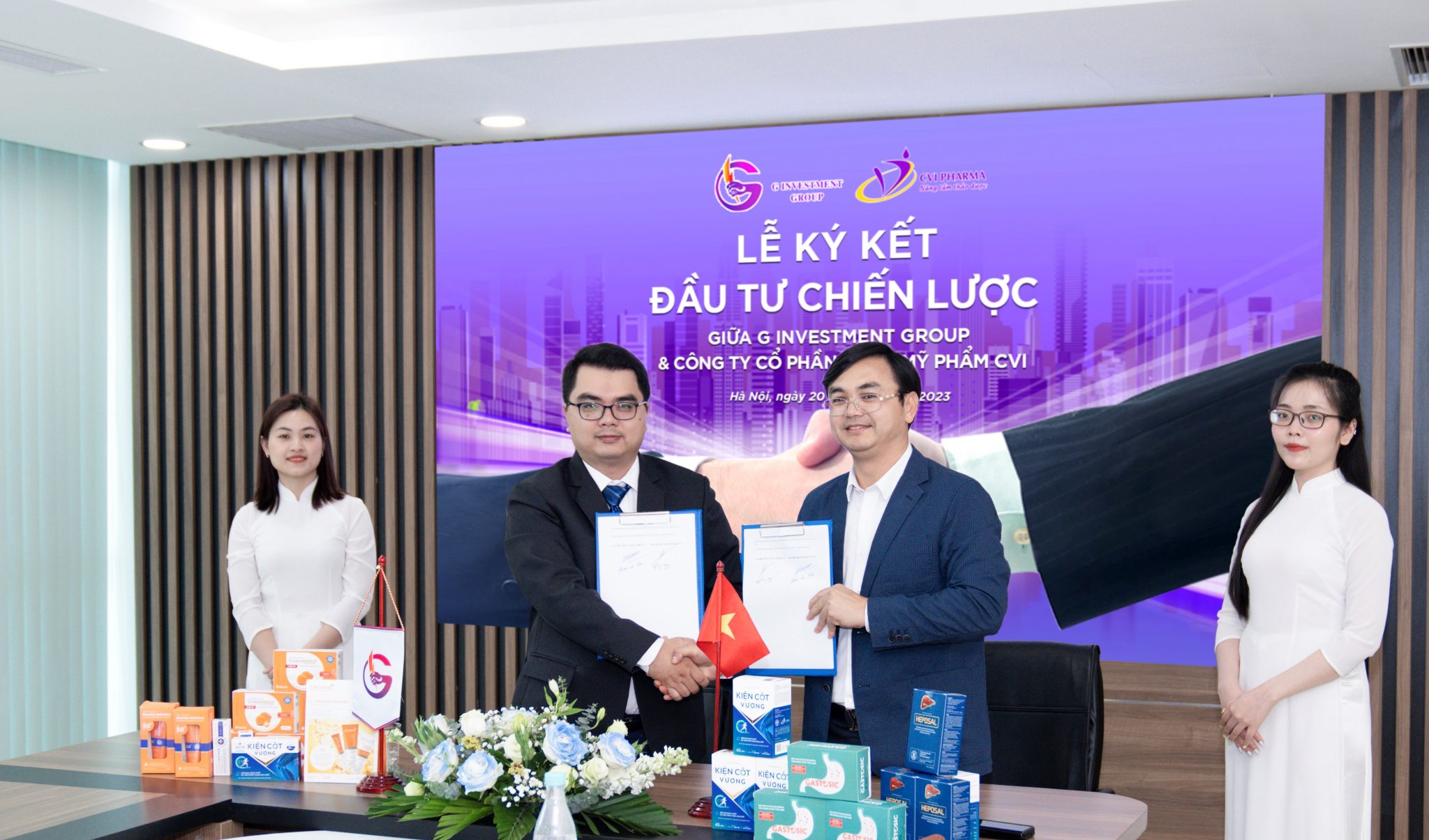 Ký kết đầu tư chiến lược, CVI Pharma cùng G-Investment chung tay phát ...